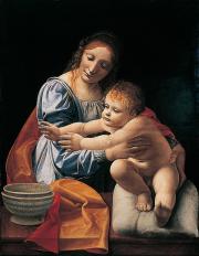 Giovanni Antonio Boltraffio: Mária gyermekével - Milano 1467 – 1516 Milano 
